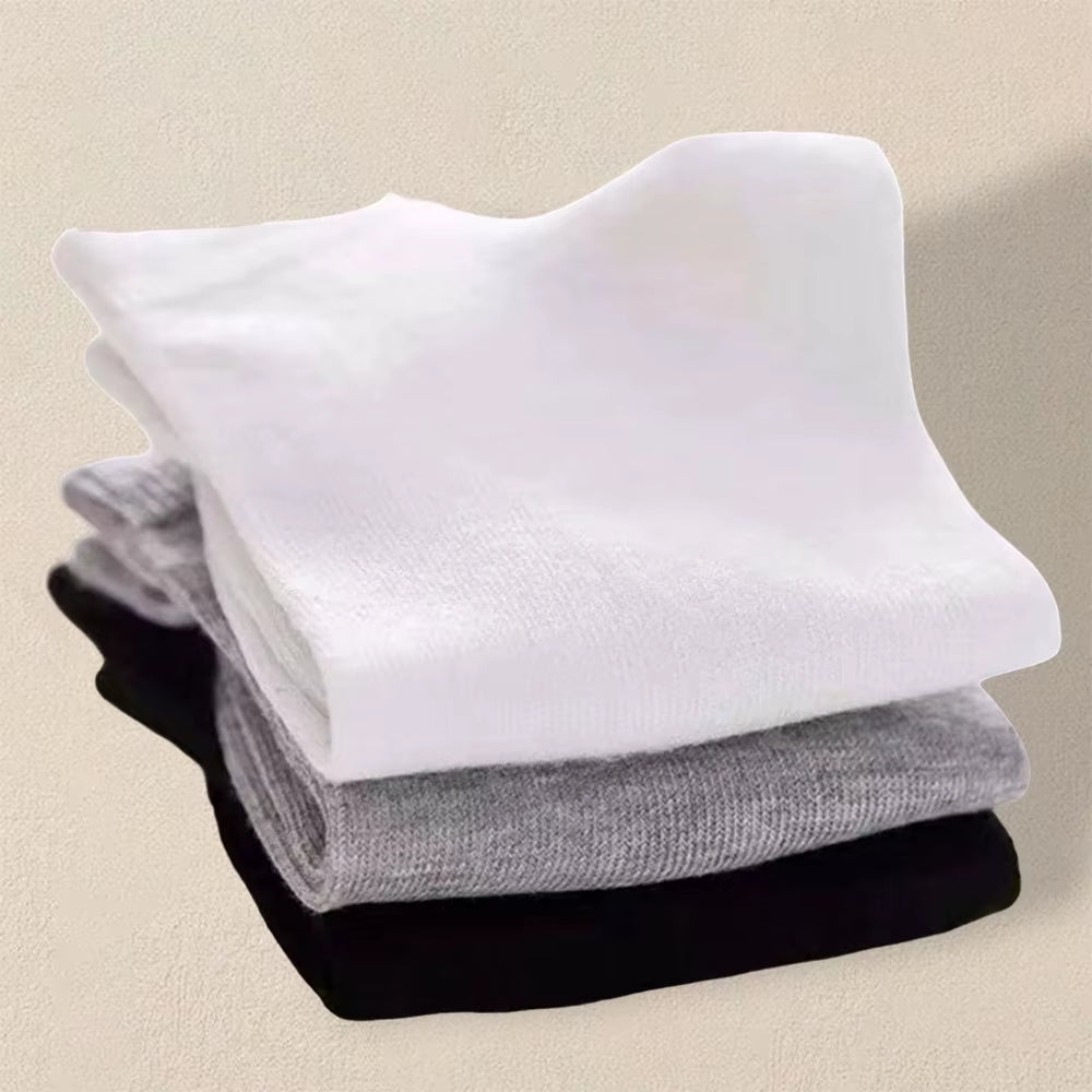 10/20/40 Pairs Men'S Boat Socks Business Sport Sweat Absorption Mature Summer Autumn Solid Color Versatile Ankle Socks